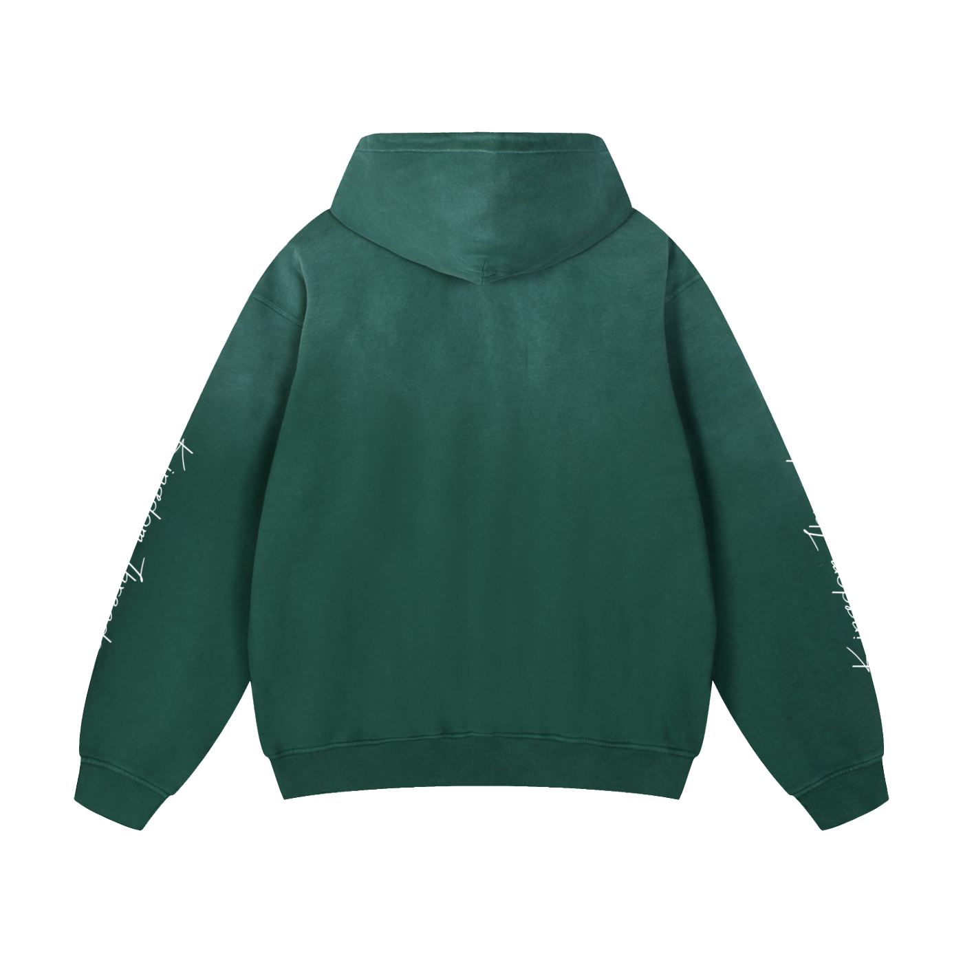 Kingdom Threads Hoodie with logo and sleeve text