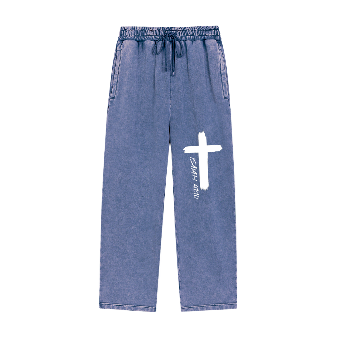 Snow Wash Heavyweight Sweatpants Isaiah 41:10