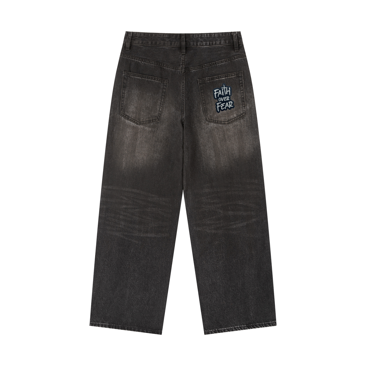 Mens Faith Over Fear Jeans